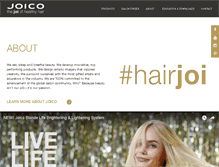 Tablet Screenshot of joico.com.au